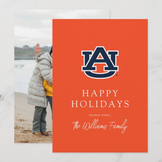 Auburn University | Urlaubsmuster Ankündigung (Vorne/Hinten)