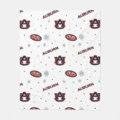 Auburn University | Urlaubsmuster Fleecedecke (Vorderseite)