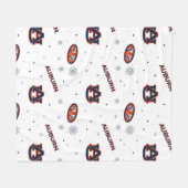 Auburn University | Urlaubsmuster Fleecedecke (Vorderseite (Horizontal))