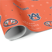 Auburn University | Urlaubsmuster Geschenkpapier (Rolleneckpunkt)