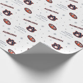 Auburn University | Urlaubsmuster Geschenkpapier (Ecke)