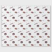 Auburn University | Urlaubsmuster Geschenkpapier (Flach)