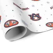 Auburn University | Urlaubsmuster Geschenkpapier (Rolleneckpunkt)
