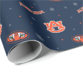 Auburn University | Urlaubsmuster Geschenkpapier (Rolleneckpunkt)