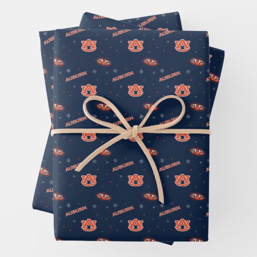 Auburn University | Urlaubsmuster Geschenkpapier Set (Beispiel)