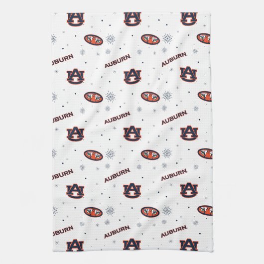 Auburn University | Urlaubsmuster Geschirrtuch (Vertikal)