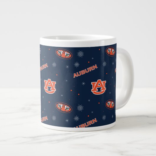 Auburn University | Urlaubsmuster Jumbo-Tasse (Vorderseite Rechts)