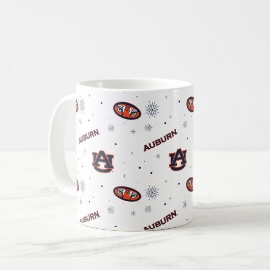 Auburn University | Urlaubsmuster Kaffeetasse (Vorderseite Links)