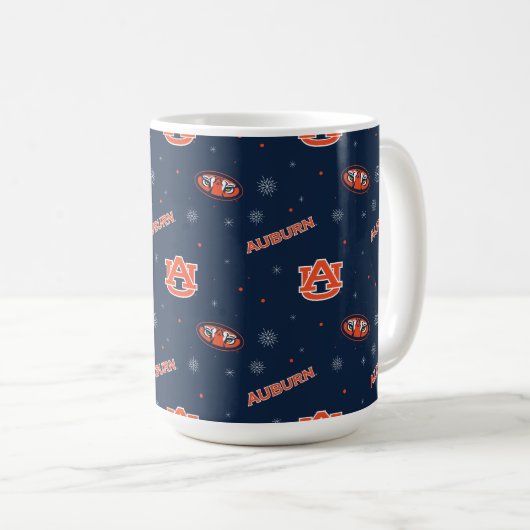Auburn University | Urlaubsmuster Kaffeetasse (VorderseiteRechts)
