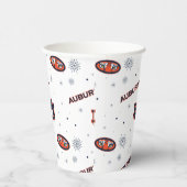 Auburn University | Urlaubsmuster Pappbecher (Rechts)