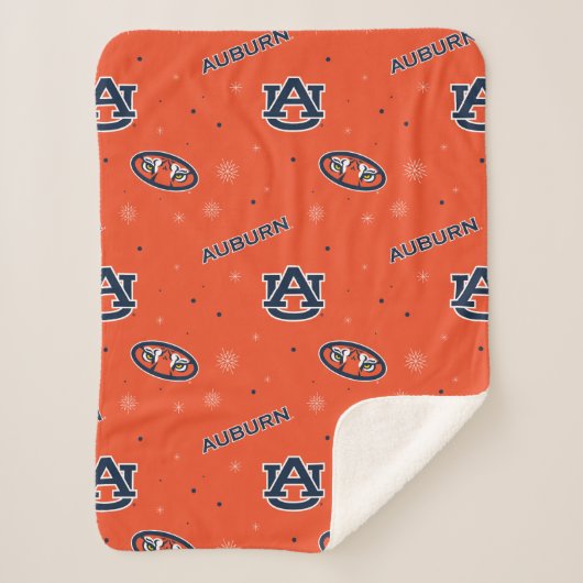 Auburn University | Urlaubsmuster Sherpadecke (Vorderseite)