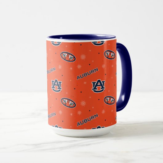 Auburn University | Urlaubsmuster Tasse (VorderseiteRechts)