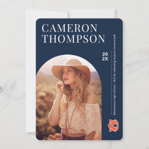 Auburn University   Zukünftiger Absolvent Einladung