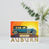 Auburn ~ Vintage Kfz-Werbung Postkarte (Stehend Vorderseite)