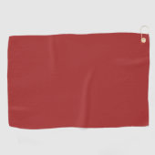 Auburn (Vollfarbe) Golfhandtuch (Horizontal)