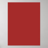 Auburn (Vollfarbe) Poster (Vorne)