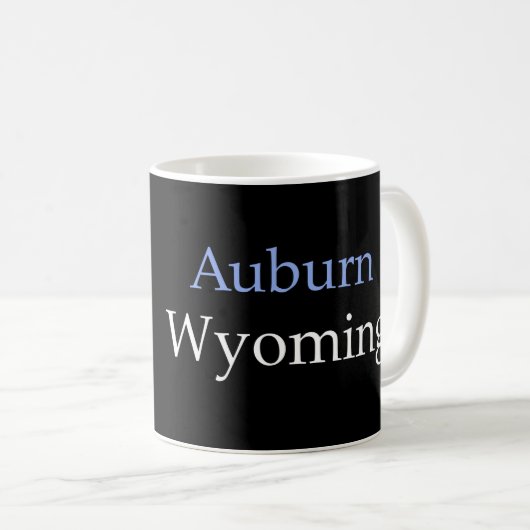 Auburn Wyoming Kaffeetasse (VorderseiteRechts)