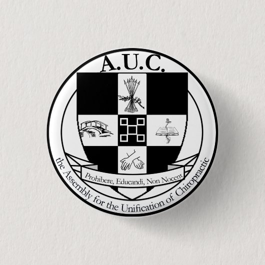 AUC kleiner Knopf Button (Vorderseite)