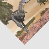 Aucasaurusdinosaurierkampf - 3D übertragen Seidenpapier (Ausschnitt)