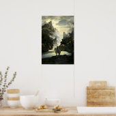 Aucassin sucht Nicolette von Maxfield Parrish Poster (Küche)