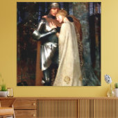 Aucassin und Nicolette Mittelalterliche Malerei vo Leinwanddruck (Insitu (Wohnzimmer))