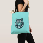 Auch aquamarines Tiger-Design Tasche (Von Nahem)