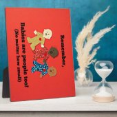 Auch Babys sind Menschen! Fotoplatte (Seite)