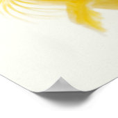 Auch bekannt als Comet-Schwänze Goldfisch. Hardy Poster (Ecke)