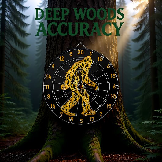 Auch Bigfoot's aufkeimende Fähigkeiten sind legend Dartscheibe