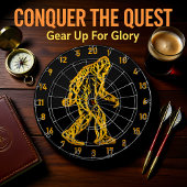 Auch Bigfoot's aufkeimende Fähigkeiten sind legend Dartscheibe