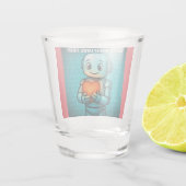 Auch Bots brauchen Liebe - Schnapsglas (Rückseite)