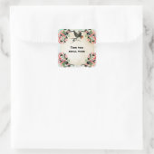 Auch das muss inspirierend sein quadratischer aufkleber (Tasche)