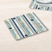 Auch das neue Elegant Rechteckiger Pappuntersetzer (angewinkelt)