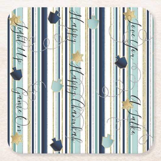 Auch das neue Elegant Rechteckiger Pappuntersetzer (Vorderseite)