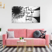 Auch das soll mit Schmetterlingen zitieren Leinwanddruck (Insitu (Wohnzimmer))