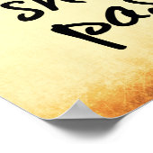 Auch das soll mit Schmetterlingen zitieren Poster (Ecke)