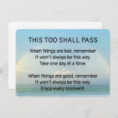 Auch das soll passieren einladung (Vorne/Hinten)