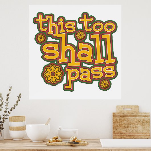 Auch das soll passieren poster (Küche)