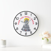 Auch das sollte die lustige Trump Baby American Fl Große Wanduhr (Zuhause)