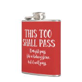 Auch das wird Motivierend Zitat geben Flachmann (Links)