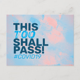 Auch das wird passieren! Covid19 Postkarte