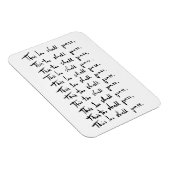 Auch das wird passieren! inspirierendes Zitat Magnet (Rechte Seite)