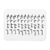 Auch das wird passieren! inspirierendes Zitat Magnet (Horizontal)