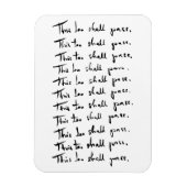 Auch das wird passieren! inspirierendes Zitat Magnet (Vertikal)