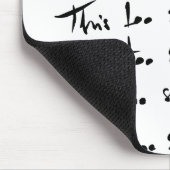 Auch das wird passieren! inspirierendes Zitat Mousepad (Ecke)