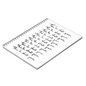 Auch das wird passieren! inspirierendes Zitat Notizblock (Linke Seite)