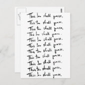 Auch das wird passieren! inspirierendes Zitat Postkarte (Vorne/Hinten)