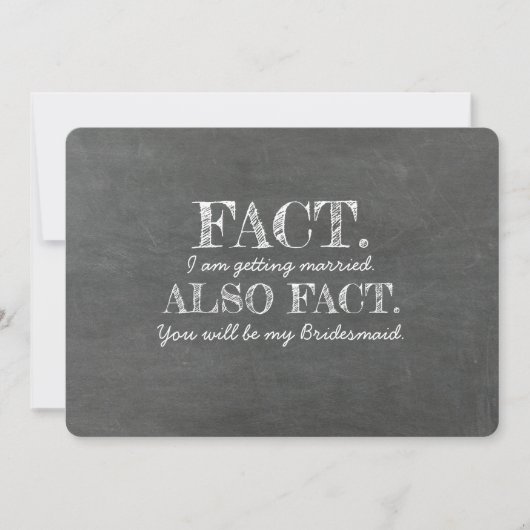 Auch, dass Sie meine Bridesmaid sein werden Einladung (Vorderseite)