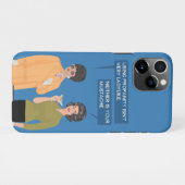 Auch dein Schnurrbart ist nicht... iPhone Hülle (Rückseite (Horizontal))