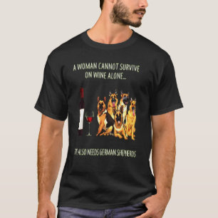 Auch deutsche Hirte benötigt T-Shirt